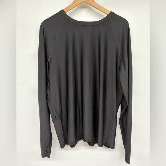 Lululemon Waterside Relaxed UVP Long Sleeve Black - Picture 4 of 7